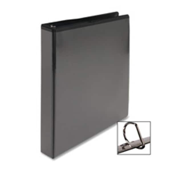 Davenport D-Ring View Binder- 3in. Capacity- 11x8-.50in.- Black DA521129 - main